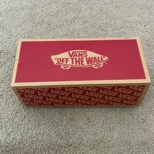 Brand new never worn white slip on vans